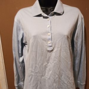 Sienna Garibaldi Blue Long Sleeve Shirt Small